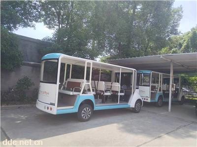  利凯士得不带门的电动旅游观光车 厂区电动转运车